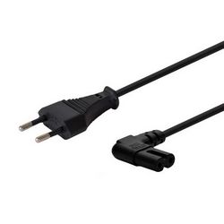 Savio CL-144 kabel za napajanje crna 3 m kut