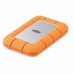 Vanjski SSD LACIE Rugged Mini (1TB, USB 3.0, sivo-narančasti, otporan na udarce)