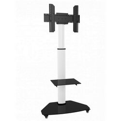 Stalak za TV TECHLY (s policom, za LCD/LED/Plasma, 37-70") crno-bijeli