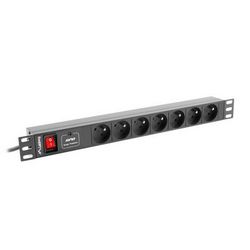 Traka za napajanje LANBERG PDU (1U, 10A, 7X 230V, 2m)
