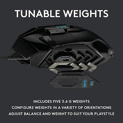 Miš LOGITECH G502 Hero LED, gaming