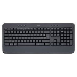 Tipkovnica LOGITECH K650 Signature, bežična, USB (grafitna, SLO gosp.)