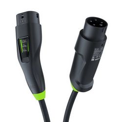 Mobilni punjač za EV GREEN CELL Habu EVGC01 (11 kW, 7 m, Type 2, CEE, Wallbox) crni