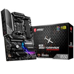 MSI Main Board Desktop MAG B550 TOMAHAWK (AM4, 4xDDR4, 2xPCI-E x16, 2xPCI-E x1, 2xM.2, 6xSATA3, HDMI, DP, ATX, retail)