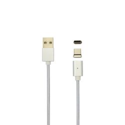 KABEL MAGNETNI USB A Muški -> TYPE-C Muški 1 m