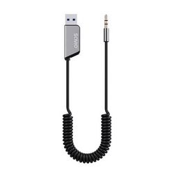 Prijenosnik AUX adapter sa funkcijom slobodnih ruku SAVIO TR-16 (Bluetooth 5.3, Google asistent/Siri)