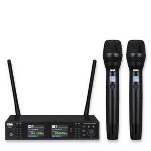DNA Professional XMIC 2 - Wireless dual set: 2 x handheld microphones + receiver (518–542 MHz)