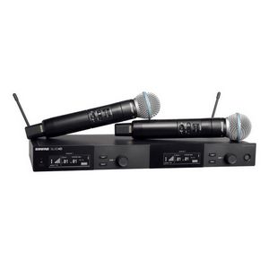 Shure SLXD24DE/B58-G59 - dual digital wireless system with two transmitters/handheld microphones