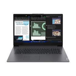 Laptop LENOVO V17 G4 IRU (17.3" IPS, Full HD, Intel Core i5-13420H, 16GB RAM, 512GB SSD, Intel UHD Graphics, Win 11 Pro, int.tipkovnica, sivi) - 83A2003WPB