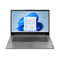 Laptop LENOVO IdeaPad 3 17IAU7 (17.3" IPS, Full HD, Intel Core i5-1235U, 16GB RAM, 512GB SSD, Intel Iris Xe Graphics, Win 11 Home, int.tipkovnica, sivi) - 82RL00CDPB