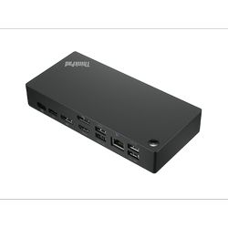 Dock/port replikator za laptop Lenovo 40AY0090EU (žična, USB 3.2 Gen 1 Type-C crna)