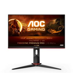 Monitor AOC 24G2SAE/BK (23.8" VA, 165 Hz, 1920 x 1080 FHD) crveno-crni