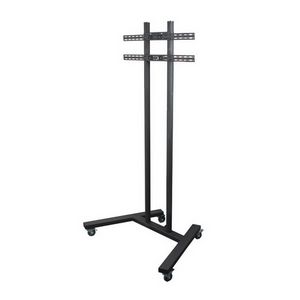 B-Tech Large Universal Flat Screen Trolley / Floor Stand (VESA 800 x 600) - 1.8m Ø50mm Poles