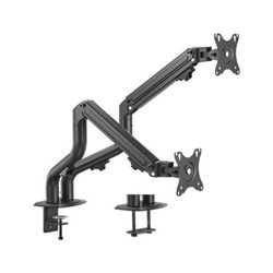 Podesiva ruka za montažu dva zaslona na stol GEMBIRD MA-DA2-02 (nagib, 17”-32”, do 8 kg)