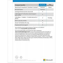 Aplikacija MICROSOFT 365 Business Standard - slovenski - 1 godina pretplate