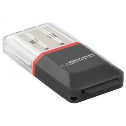 Čitač kartica ESPERANZA EA134K (USB 2.0) crno-srebrno-prozirni