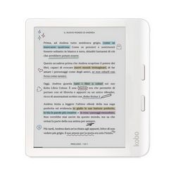 E-book čitač & Notes KOBO Rakuten Libra Colour (7" Touch, E Ink Kaleido, 32GB, WiFi, Bluetooth, bijeli)