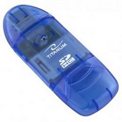 Titanum TA101B čitač kartica Blue USB 2.0