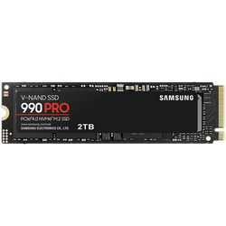 Samsung SSD 2TB M.2 PCIEx4 PCI Gen4.0 990 Pro without Heatsink 1200 TBW 5 yrs