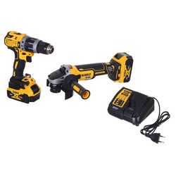 Set alata COMBO (18V, DCD796, DCG405 + 2x5,0Ah, DCK208)