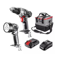 Set bežičnih alata GRAPHITE Energy+ (bušilica/odvijač, svjetiljka, torba, baterija 18V i punjač)