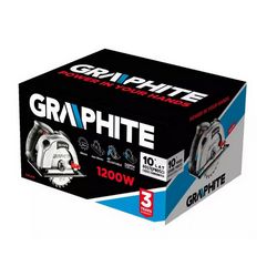 Kružna pila GRAPHITE 1200W (list pile 185mm, s kovčegom)