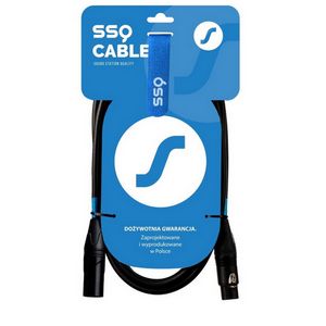 SSQ DMX5 SS-1841 Cable XLR male - XLR female 5 m Black
