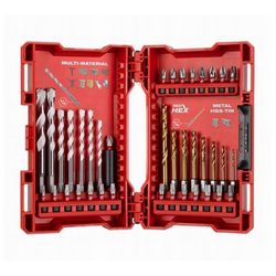 Set bušilica i svrdla/udarnih bitova MILWAUKEE 4932479854 (39 komada) 