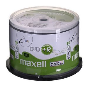 DVD+R diskovi MAXELL DVD+R 4.7GB 50pcs (kapacitet 4.7GB, pakiranje od 50 komada)