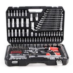 Set nasadnih ključeva YATO YT-38841 (1/4", 3/8", 1/2", s produžetkom, ručkom, bitovima i nasadnim ključevima)