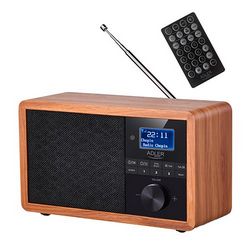 Prijenosni digitalni radio Adler AD 1184 (crni, drveni)