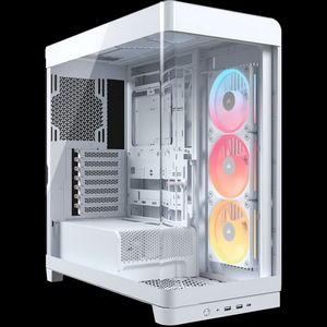 Corsair 4500X LX-R RGB Tempered Glass Mid-Tower, White Midi Tower