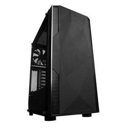 Kućište za računalo LOGIC Agir Mesh + Glass USB 3.0 (Crno, bez napajanja)