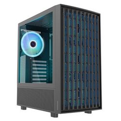 Računalno kućište MODECOM BREEZE ARGB Flow MIDI USB 3.0 X 2 CYPE-C (crno, s RGB osvjetljenjem, 2x USB 3.0)