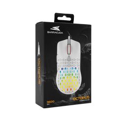 Miš BARACUDA BGM-022 OCTOPUS BIJELI / 3200 dpi