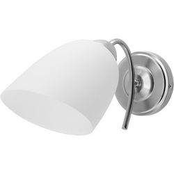 Zidna lampa ACTIVEJET NIKITA (nikal, E27, s metalnim okvirom i tkaninskim sjenilom)
