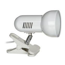 Lampa za stol ACTIVEJET s kopčom bijela, metalna (navoj E27)
