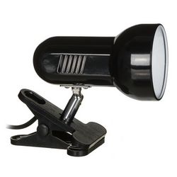 Lampa za stol ACTIVEJET s kopčom crna, metalna (navoj E27)