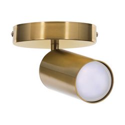 Zidna stropna lampa Activejet SPECTRA jednostruka zlatna GU10 za dnevni boravak