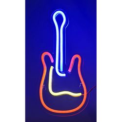 Neonska LED gitara ACTIVEJET AJE-NEON GUITAR (neon svjetlo, oblik gitare)