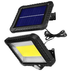 Solarna LED reflektor s pokretnim senzorom Maclean Energy MCE438, IP44, 5W, 400lm, 6000K hladno bijela, litij-ionska baterija 1300 mAh, 5.5V DC