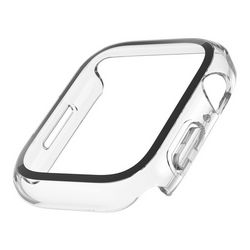 Belkin SCREENFORCE TemperedCurve 2-in-1 Treated Screen Protector + Bumper for Apple Watch Series 7 - Clear