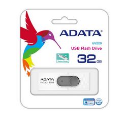 Memorija USB ADATA UV220 32 GB USB Type-A 2.0 siva bijela
