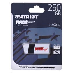 USB PATRIOT (Rage Prime, 600 MB/S, 256GB, USB 3.2, 8K IOPS)