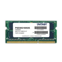 Memorija PATRIOT (8GB, 2 x 4GB, PC3-12800, DDR3, 1600MHz)
