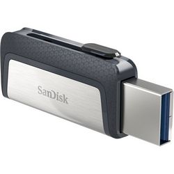 USB stick SANDISK Ultra Dual Drive (USB Type-C, 32 GB, USB Type-A / USB Type-C, 3.2 Gen 1) crno-srebrni