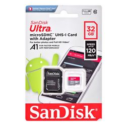 Memorijska kartica Sandisk SDSQUAR-032G-GN6MN 32 GB (MicroSDHC klasa 10 UHS-I)