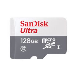 Memorijska kartica SANDISK Ultra (128 GB, MicroSDXC, Class 10, SDSQUNR-128G-GN3MN)
