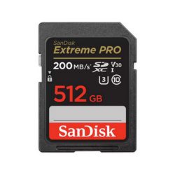 Memorijska kartica SanDisk Extreme Pro 512 GB (SDXC klasa 10)