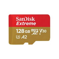 Memorijska kartica SanDisk Extreme 128 GB (MicroSDXC UHS-I klasa 10)